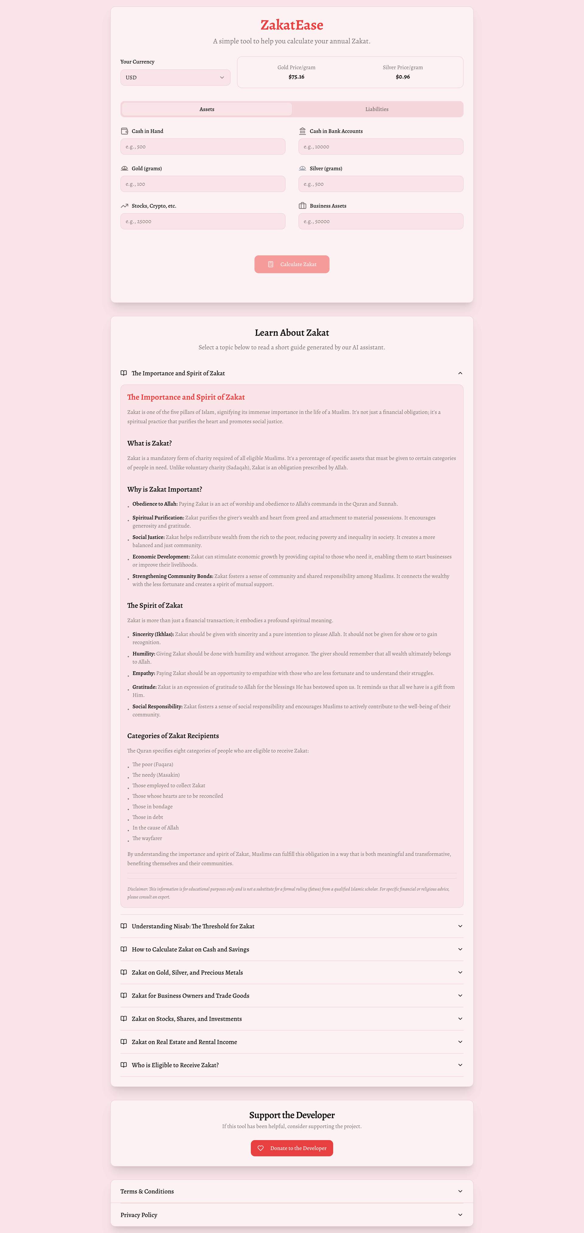 ZakatEase screenshot 3